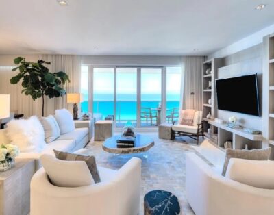 Modern 4-Bedroom Oceanfront Condo with Luxury Amenities