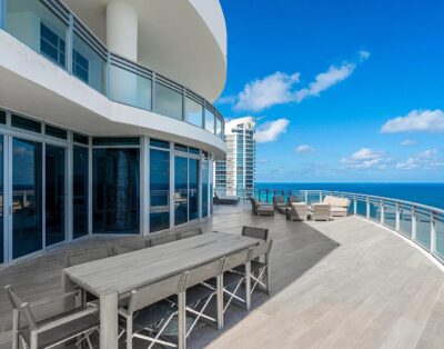 Six-Bedroom Oceanfront Penthouse with Lavish Design